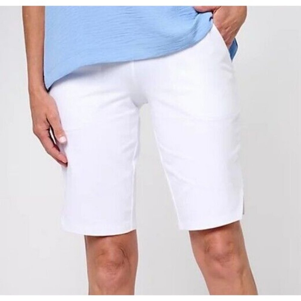 Wicked by Women with Control Regular Bermuda Shorts w/ Side S True White,XS